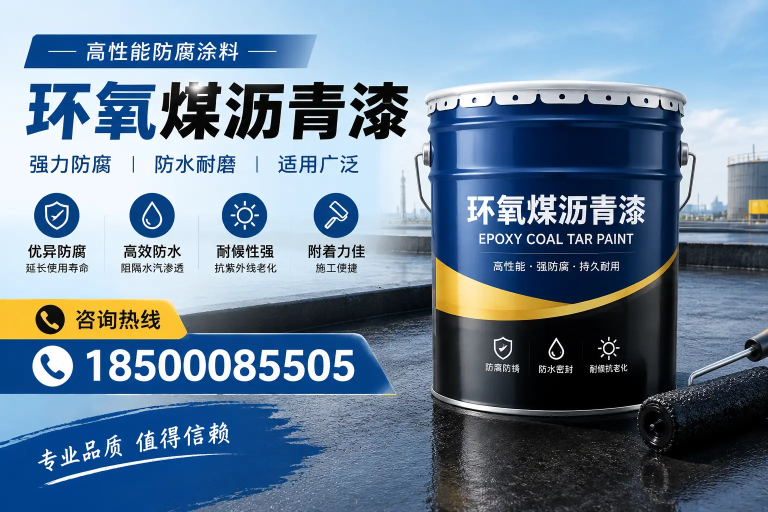 环氧煤沥青漆的主要成分与功能，榆林用户深度了解